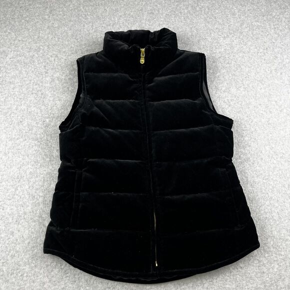 Banana Republic Vest XS Quilted Puffer Down Feather Full Zip - Picture 1 of 8